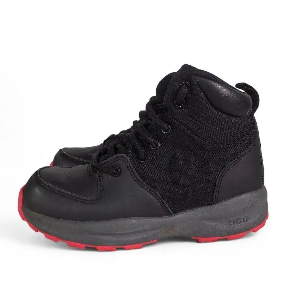 Nike Manoa ACG Outdoor High‎ Top Boots Black / Hyper Pink 859413-006 Toddler 11C